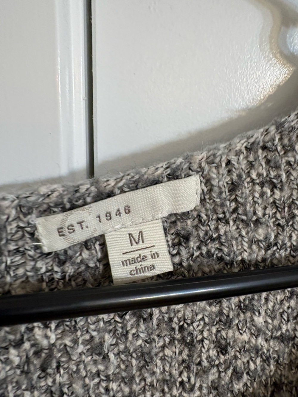 Cato Open-Front Gray Leopard Print Knit Cardigan - Picture 4 of 9